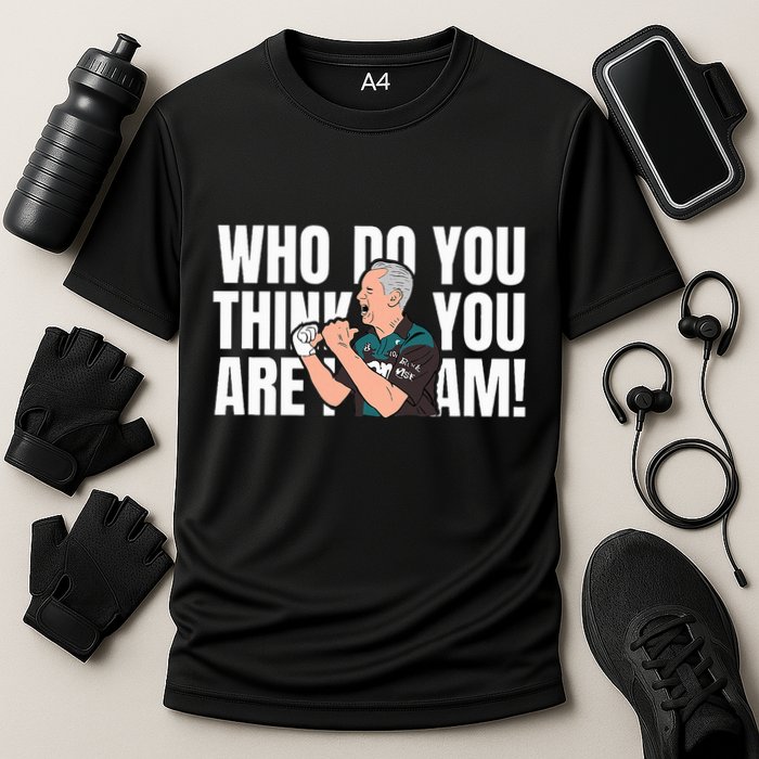 Who Do You Think You Are I Am Cooling Performance Crew T-Shirt