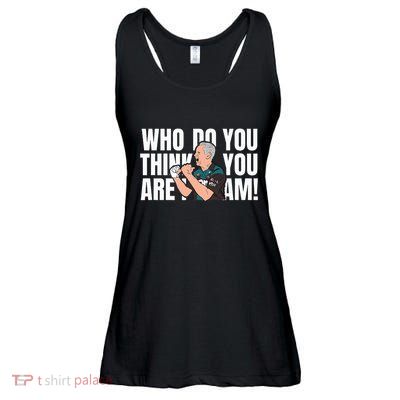 Who Do You Think You Are I Am Ladies Essential Flowy Tank
