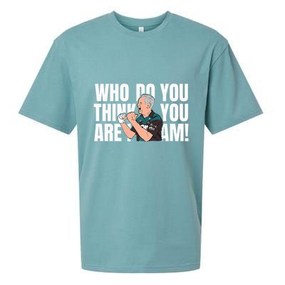 Who Do You Think You Are I Am Sueded Cloud Jersey T-Shirt