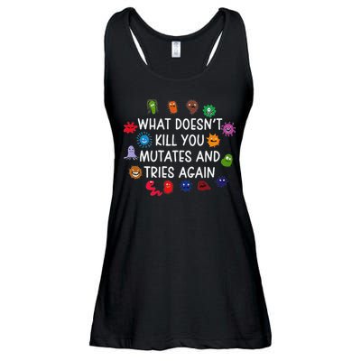 What DoesnT You Mutates And Tries Again Ladies Essential Flowy Tank