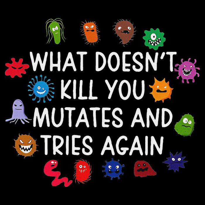 What DoesnT You Mutates And Tries Again Flat Bill Trucker Hat