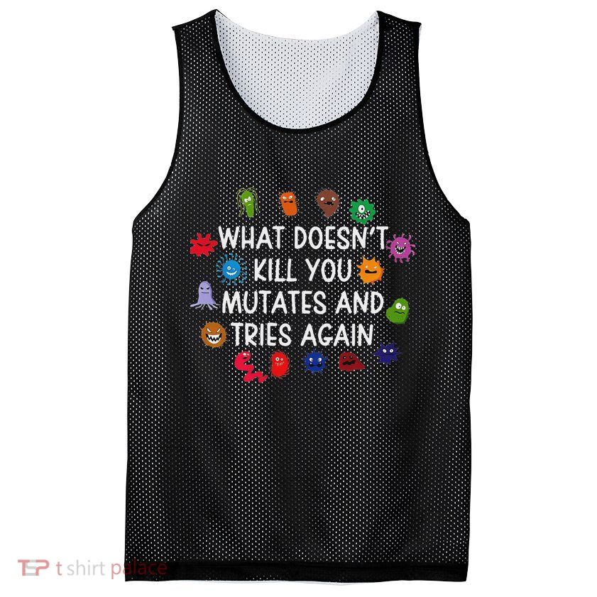 What DoesnT You Mutates And Tries Again Mesh Reversible Basketball Jersey Tank