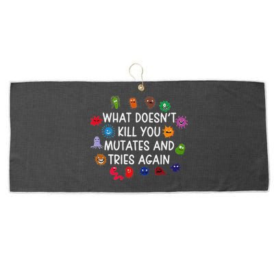 What DoesnT You Mutates And Tries Again Large Microfiber Waffle Golf Towel