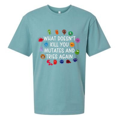 What DoesnT You Mutates And Tries Again Sueded Cloud Jersey T-Shirt