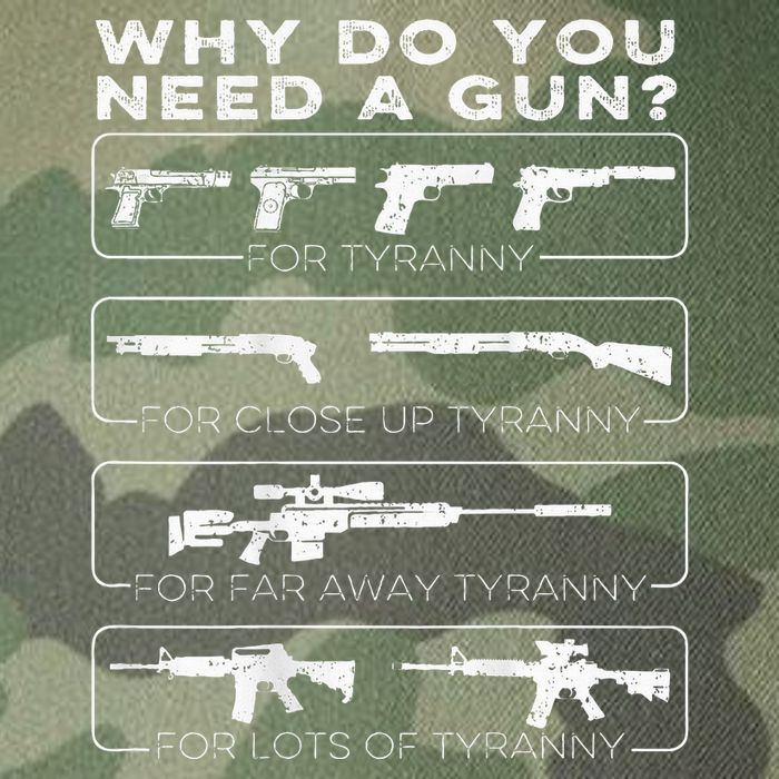 Why Do You Need A Gun For Tyranny Legacy Tie Dye Trucker Hat