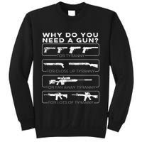Why Do You Need A Gun For Tyranny Sweatshirt