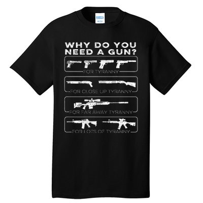 Why Do You Need A Gun For Tyranny Tall T-Shirt