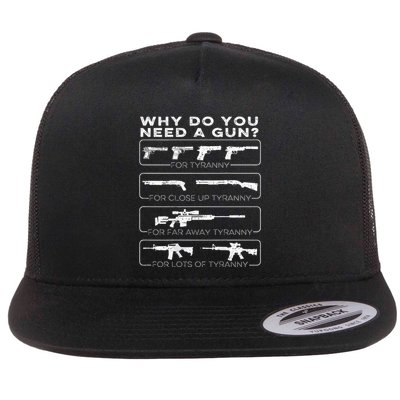 Why Do You Need A Gun For Tyranny Flatbill Hat