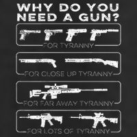 Why Do You Need A Gun For Tyranny 25L Jumbo Tote