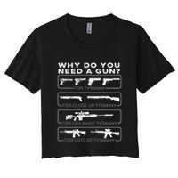 Why Do You Need A Gun For Tyranny Crop Top