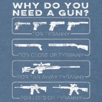 Why Do You Need A Gun For Tyranny Garment-Dyed Sweatshirt