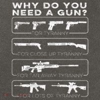 Why Do You Need A Gun For Tyranny Cotton Canvas Backpack