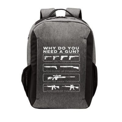 Why Do You Need A Gun For Tyranny Vector Backpack