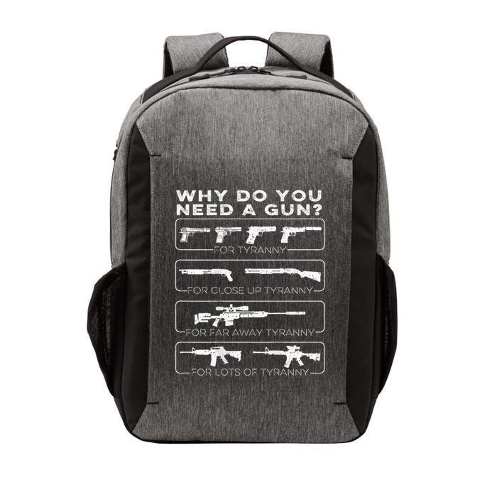 Why Do You Need A Gun For Tyranny Vector Backpack