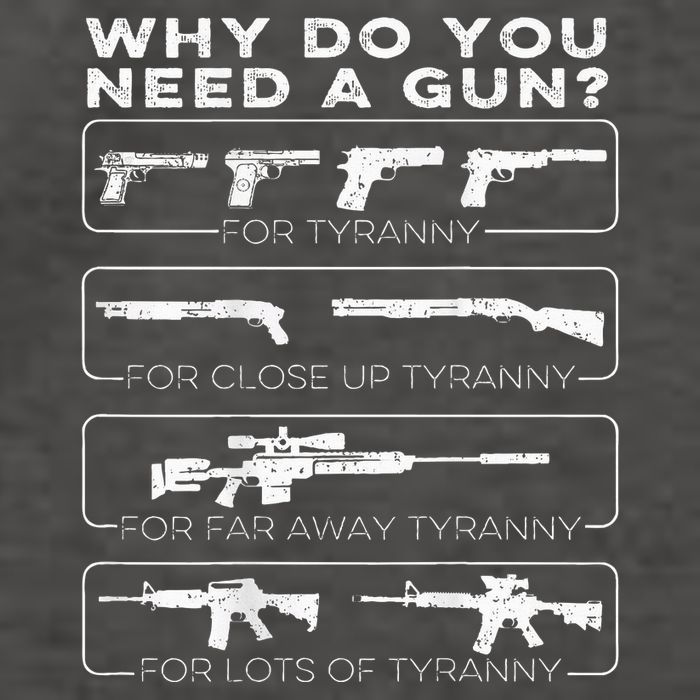 Why Do You Need A Gun For Tyranny Vector Backpack