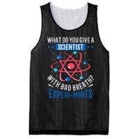 What Do You Give A Scientist Funny Dad Joke Mesh Reversible Basketball Jersey Tank