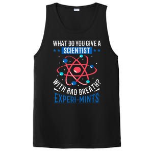 What Do You Give A Scientist Funny Dad Joke PosiCharge Competitor Tank