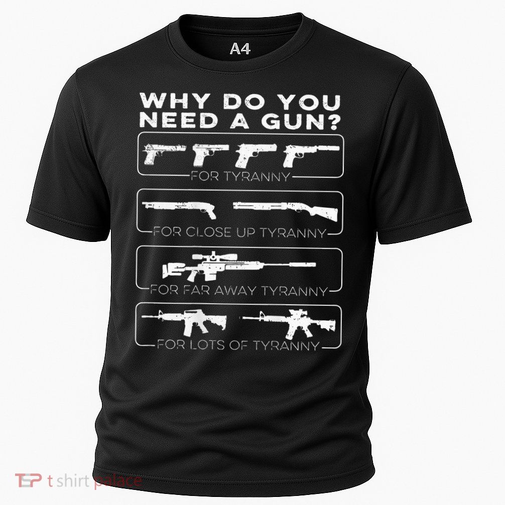 why do you need a gun for tyranny Performance Shirt