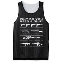 why do you need a gun for tyranny Mesh Reversible Basketball Jersey Tank