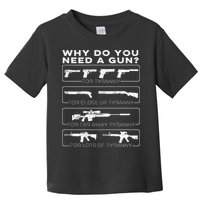 why do you need a gun for tyranny Toddler T-Shirt