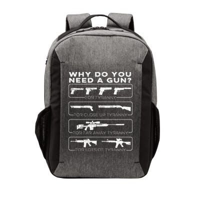 why do you need a gun for tyranny Vector Backpack