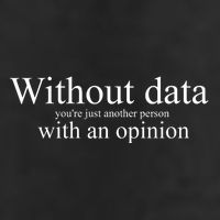 Without Data YouRe Just Another Person With An Opinion Cool Comfort Performance Bucket Hat