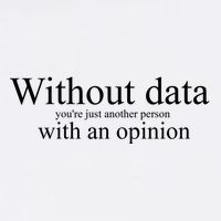 Without Data YouRe Just Another Person With An Opinion Garment-Dyed Sweatshirt