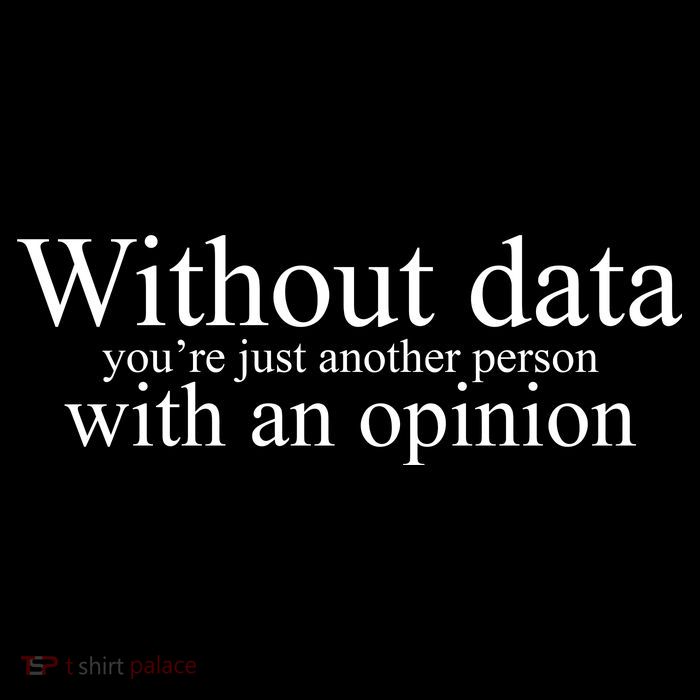 Without Data Youre Just Another Person With An Opinion Sustainable Beanie