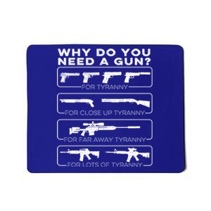 Why Do You Need A Gun For Tyranny Cute Gift Mousepad