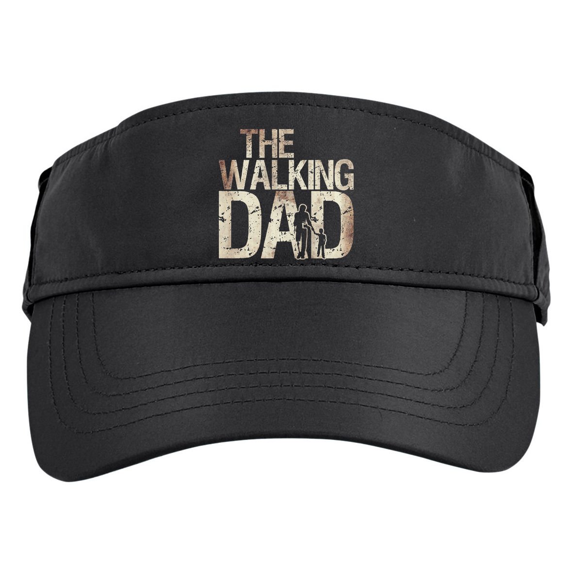 Walking Dad Zombie Man And Fathers Day Apocalypse Adult Drive Performance Visor