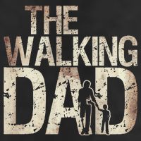 Walking Dad Zombie Man And Fathers Day Apocalypse Adult Drive Performance Visor