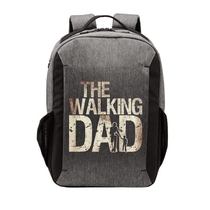 Walking Dad Zombie Man And Fathers Day Apocalypse Vector Backpack