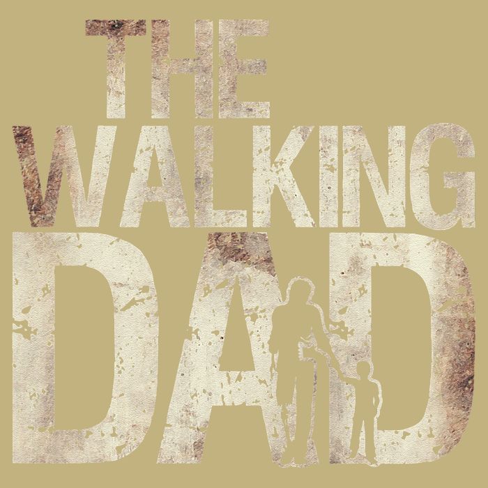 Walking Dad Zombie Man And Fathers Day Apocalypse Cooling Performance Crew T-Shirt