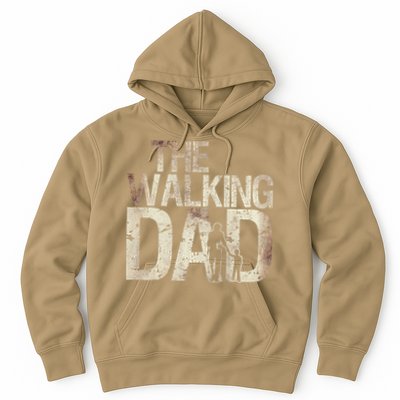 Walking Dad Zombie Man And Fathers Day Apocalypse Hoodie