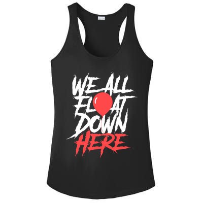 We All Float Down Here Ladies PosiCharge Competitor Racerback Tank