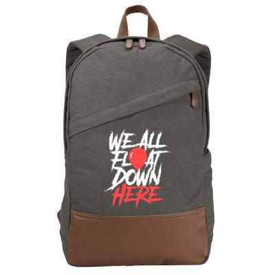 We All Float Down Here Cotton Canvas Backpack