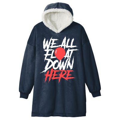 We All Float Down Here Hooded Wearable Blanket