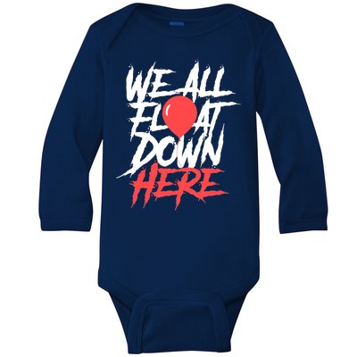 We All Float Down Here Baby Long Sleeve Bodysuit