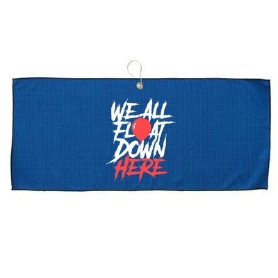 We All Float Down Here Large Microfiber Waffle Golf Towel