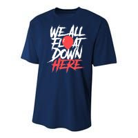 We All Float Down Here Youth Performance Sprint T-Shirt