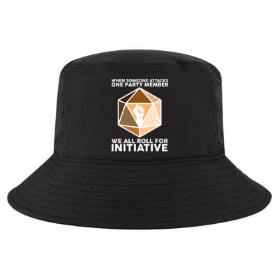 We All Roll For Initiative DnD Dice BLM Cool Comfort Performance Bucket Hat