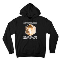 We All Roll For Initiative DnD Dice BLM Hoodie