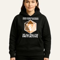 We All Roll For Initiative DnD Dice BLM Hoodie