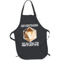 We All Roll For Initiative DnD Dice BLM Apron