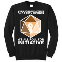 We All Roll For Initiative DnD Dice BLM Sweatshirt