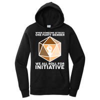 We All Roll For Initiative DnD Dice BLM Women's Pullover Hoodie