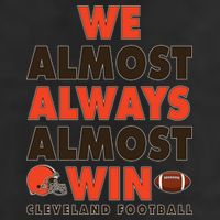 We Almost Always Almost Win Cleveland Football Trucker Hat