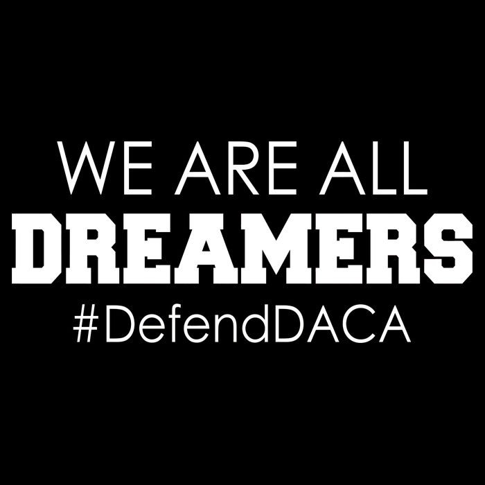 We are All Dreamers Defend DACA Zip Tote Bag