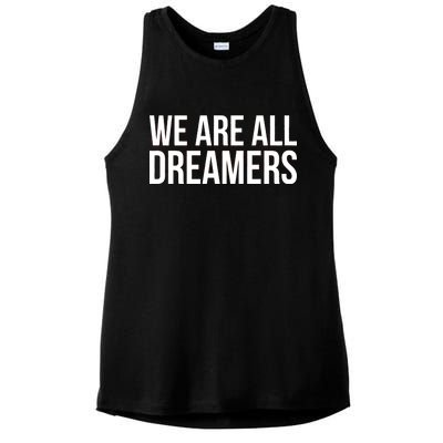 We are All Dreamers Support DACA Ladies PosiCharge Tri-Blend Wicking Tank