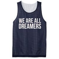 We are All Dreamers Support DACA Mesh Reversible Basketball Jersey Tank